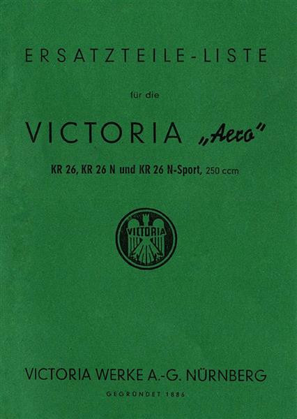 Victoria KR26 26N 26N-Sport Aero Ersatzteilkatalog