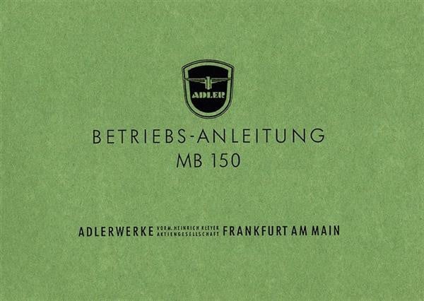 Adler MB150 Betriebsanleitung