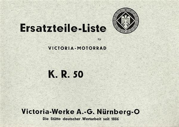 Victoria KR50 Ersatzteilkatalog