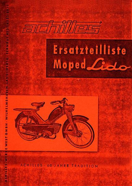 Achilles Lido Moped Ersatzteilkatalog