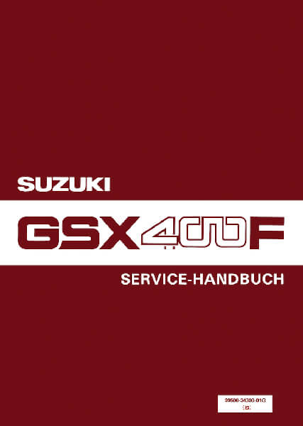 Suzuki GSX400F Reparaturanleitung