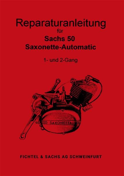 Sachs 50 Saxonette-Automatic Werkstatthandbuch