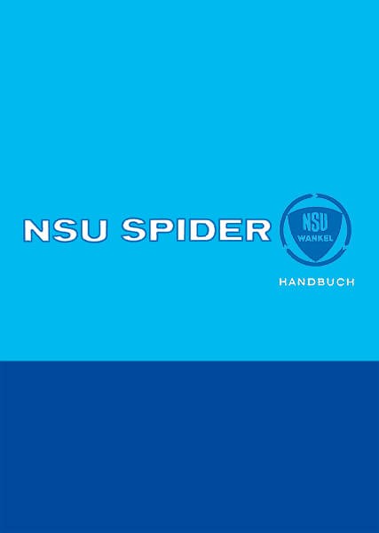 NSU Spider Betriebsanleitung