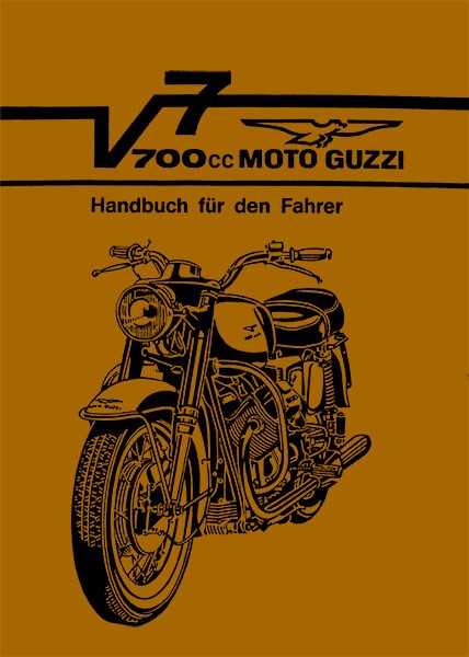 Moto Guzzi V7 mit 700 ccm Betriebsanleitung