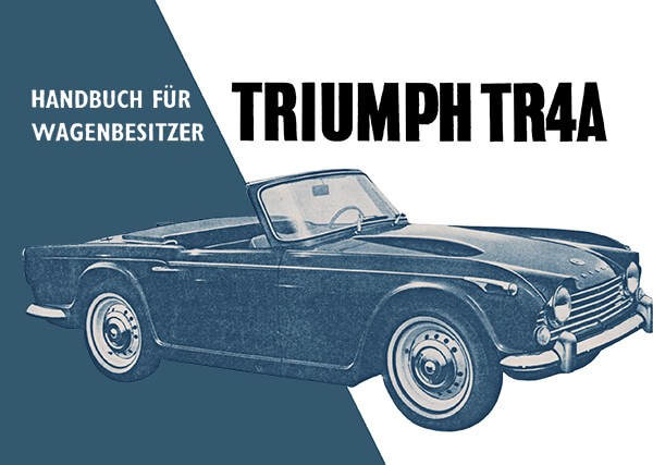 Triumph TR 4 A Betriebsanleitung 