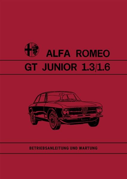 Alfa Romeo GT Junior 1.3/1.6 Betriebsanleitung