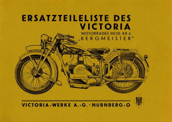 Victoria Bergmeister KR6 Ersatzteilkatalog