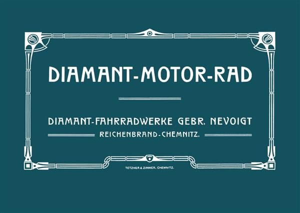 Diamant Motor-Rad Betriebsanleitung