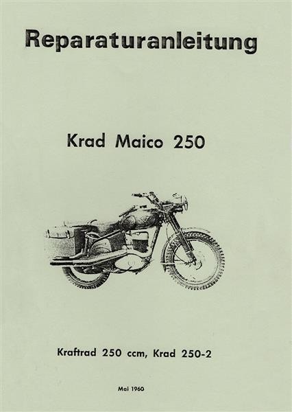 Maico M250-2 Reparaturanleitung