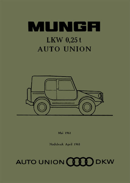 DKW Munga LKW 0,25t Betriebsanleitung