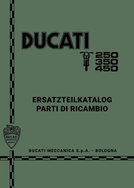 Ducati 250 350 450 Ersatzteilkatalog