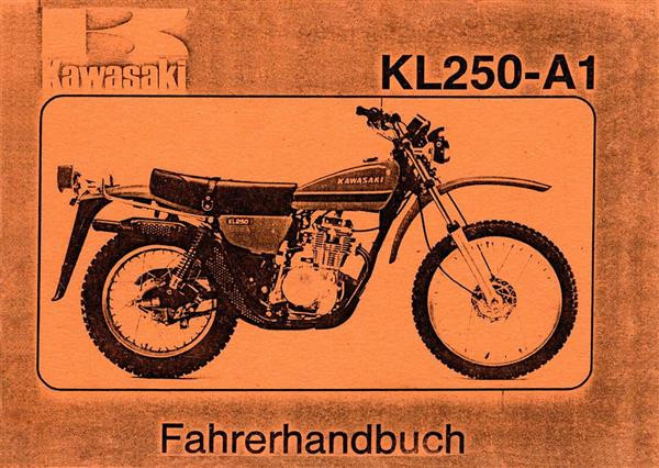Kawasaki KL250-A1 Betriebsanleitung