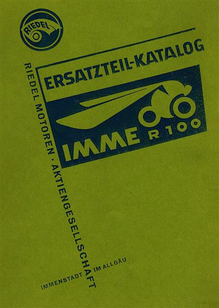 Imme R100 Ersatzteilkatalog