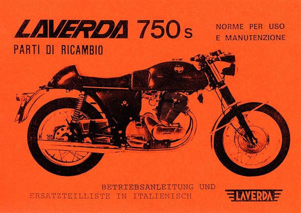 Laverda 750S Betriebsanleitgung und Ersatzteilkatalog