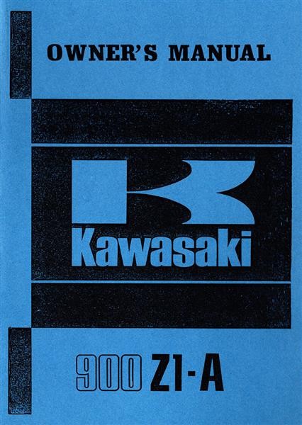 Kawasaki 900 Z1-A Owner's Manual