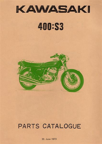 Kawasaki 400S3 Parts Catalouge