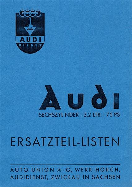 Audi Typ 6-Zylinder Ersatzteilkatalog
