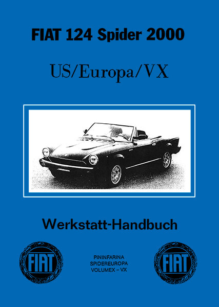 Fiat 124 Spider 2000 Werkstatthandbuch