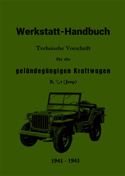 Jeep Modelle B Werkstatthandbuch