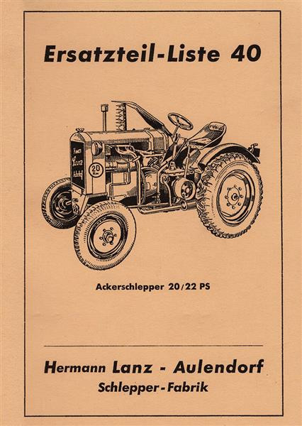 Hela Ackerschlepper Ersatzteilkatalog