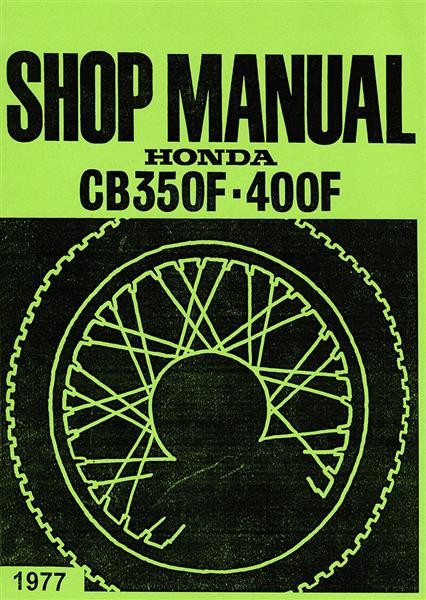 Honda CB350F CB400F Shop Manual