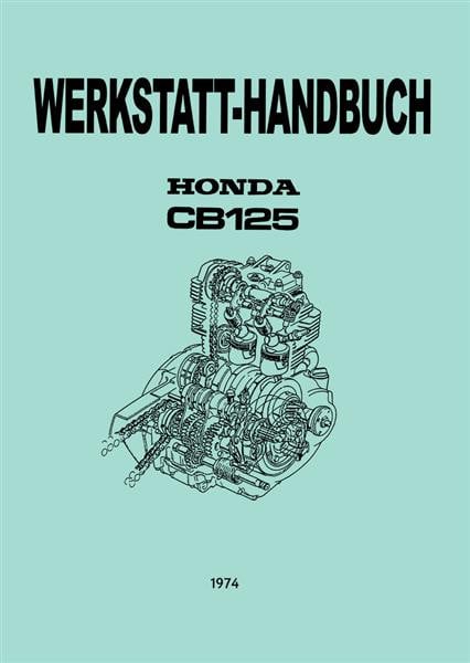 Honda CB125 Reparaturanleitung