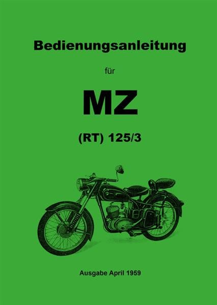 MZ RT125/3 Betriebsanleitung