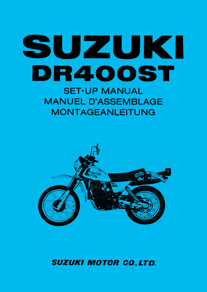 Suzuki DR400ST Montageanleitung