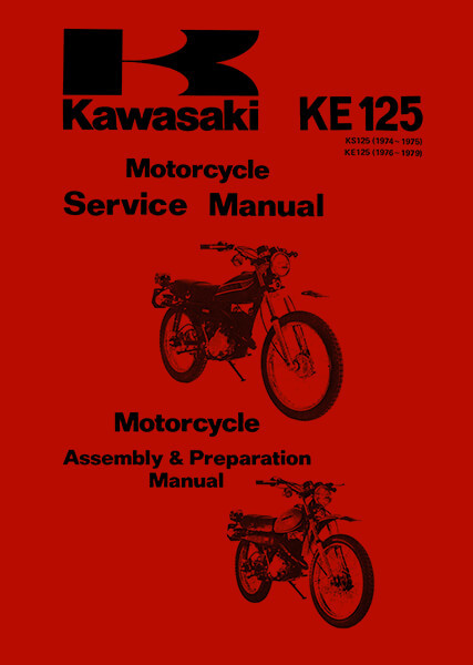Kawasaki KE125 und KS125 Reparaturanleitung