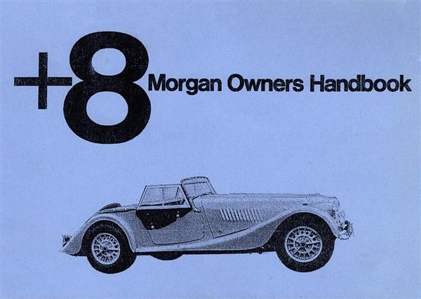 Morgan Plus 8 Betriebsanleitung