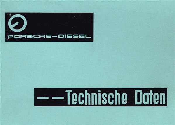 Porsche Diesel "Technische Daten"