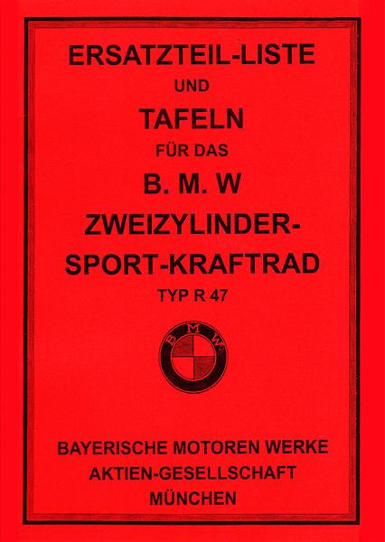 BMW R47 Ersatzteilkatalog