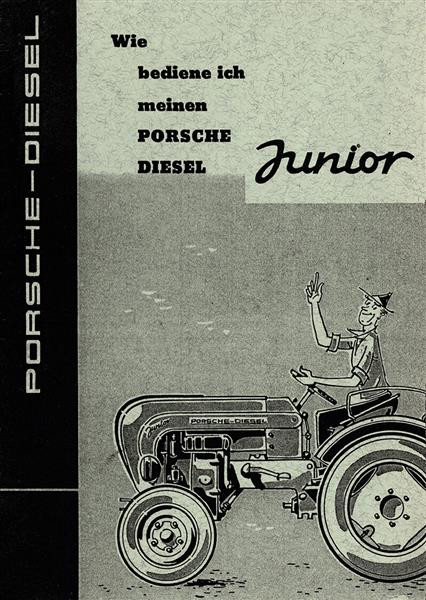 Porsche Diesel Junior Betriebsanleitung