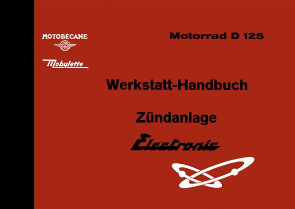 Motobecane Mobylette D125 Werkstatthandbuch für Zündanlage