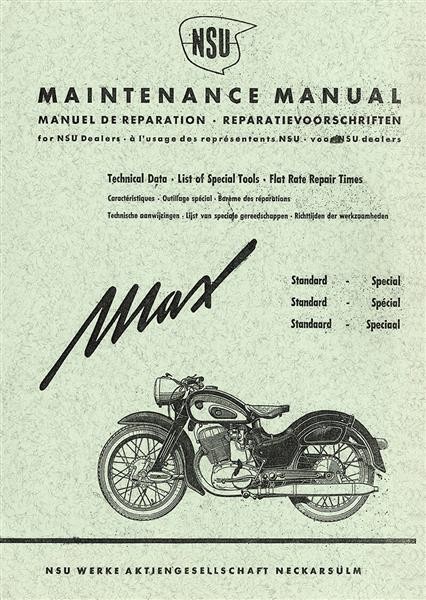 NSU Max Maintenance Manual
