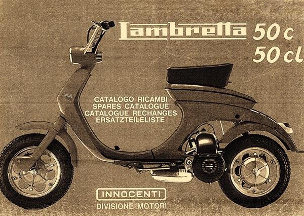 Innocenti Lambretta 50c 50cl Ersatzteilliste