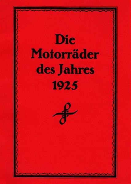 Die Motorräder des Jahres 1925