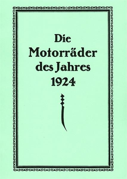 Die Motorräder des Jahres 1924