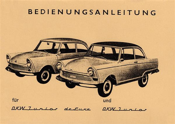 DKW Junior & Junior de Luxe Bedienungsanleitung