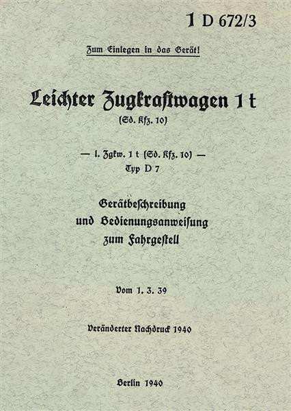 Maybach leichter Zugkraftwagen 1 t, Typ D 7
