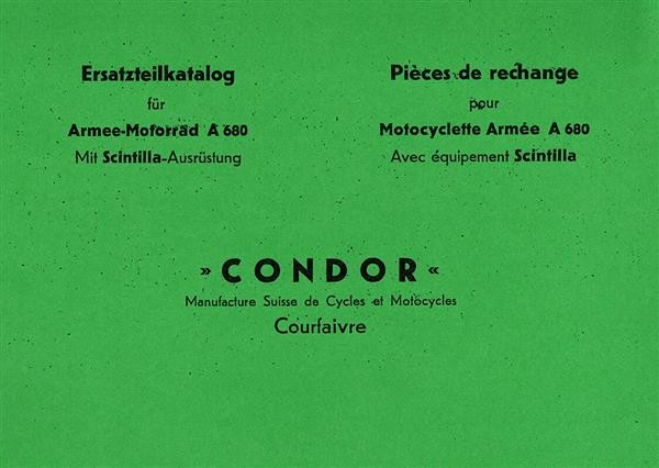 Condor A680 Ersatzteilliste