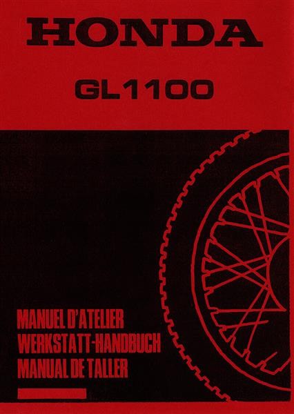 Honda GL1100 Goldwing Ergänzungs-Werkstatthandbuch