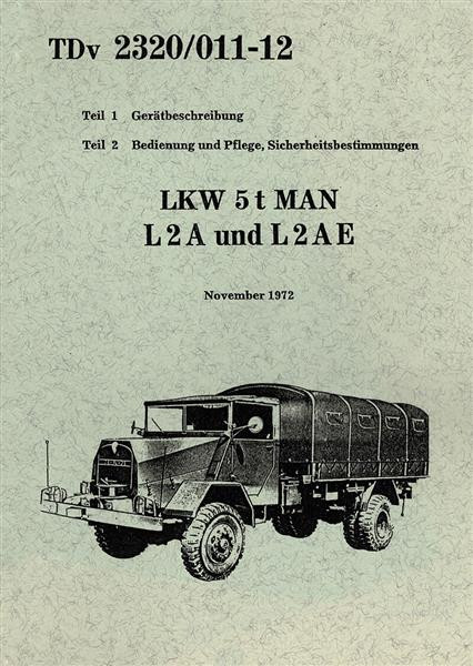 MAN LKW 5t Typ L2A und L2AE Bedienungsanleitung