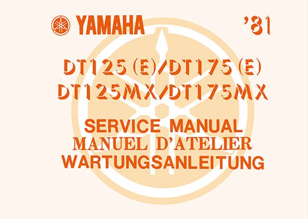 Yamaha DT 125 MX/ DT 175 MX Reparaturanleitung