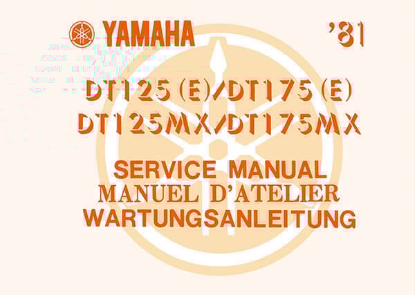 Yamaha DT 125 MX/ DT 175 MX Reparaturanleitung