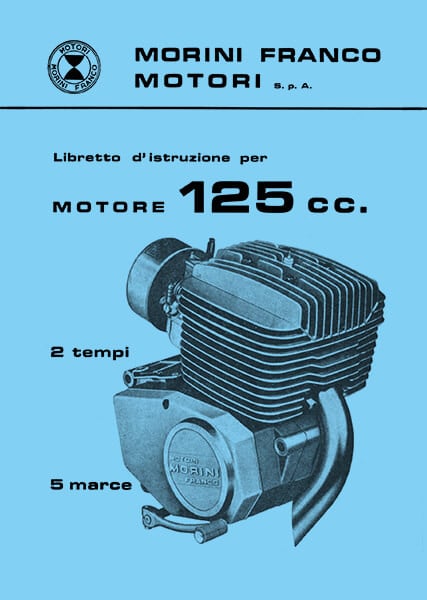 Morini Franco, Motor 125 ccm 2-Takt, 5-Gang Istruzioni