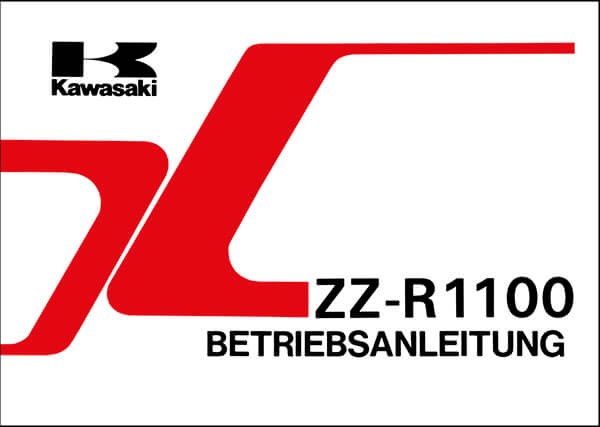 Kawasaki ZZ-R 1100, ZX 1100-D1, Betriebsanleitung