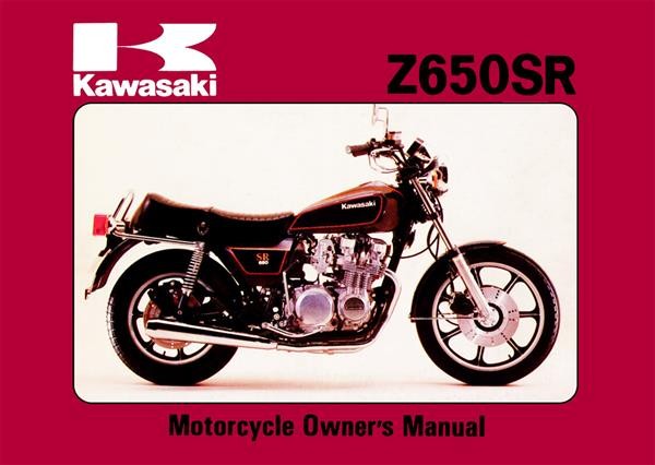Kawasaki Z650SR Owner's Manual