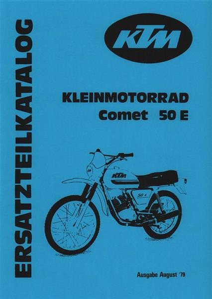 KTM Motorfahrzeugbau Comet 50 E, Ersatzteilkatalog
