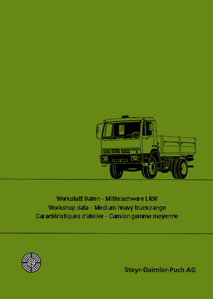 Steyr mittelschwere LKW Werkstatt-Daten